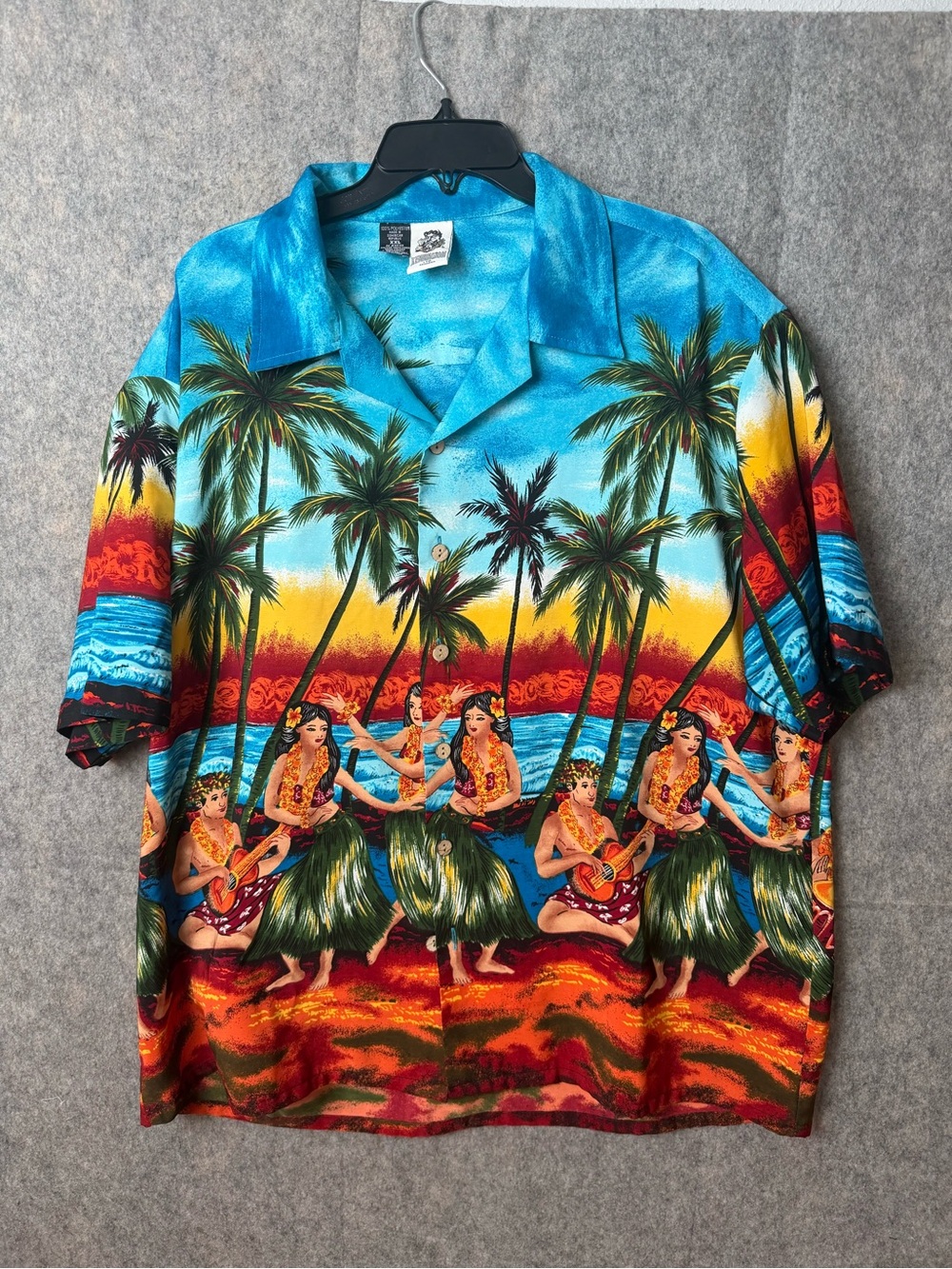 Vintage Kennington LTD. California Men's Hawaiian Shirt Size XXL